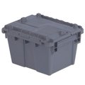 Lewisbins Orbis Solid Color Flipak Tote, Gray, 11-4/5 X9-4/5 X7-7/10 FP03